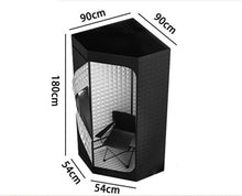 POGHDBXA Sauna Accessories, Portable Sauna Set One Person Full Body At Home Spa Hat Tent Include 3L Steamer