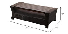 International Home Atlantic Outdoor Coffee Table in Black