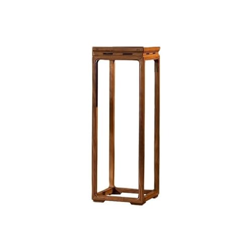 WOAITIANTIAN Vase Stand Vintage Tall Leg Plant Shelf, Walnut Wood Chinese Bonsai Base for Indoor Outdoor(Large)