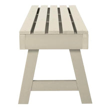 highwood AD-BENN4-WAE Weatherly Backless Bench, 4-Feet, Whitewash