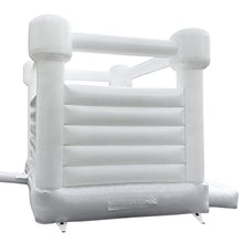 Infuntable Inflatable White Bounce House Jumper with Air Blower 13x12x10ft