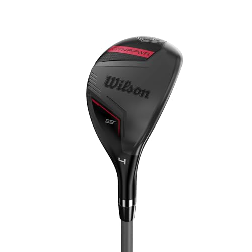 Wilson Dynapower Men's Hybrid Golf Club - Right Hand, Regular, 5 Black/Red