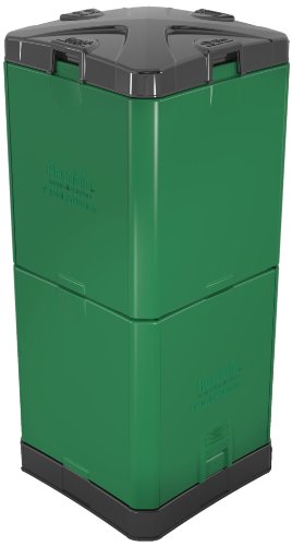 Aerobin 200 No-Turn Insulated Composter, 55-Gallon, Green