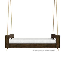 Amish Casual The Lancaster Amish Crafted Porch Daybed Swing, Made in The USA from Kiln Dried Pine (4 Foot, Dark Walnut Stain)