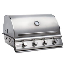 Blaze Prelude LBM 3-Piece 32-Inch Natural Gas Outdoor Kitchen Package w/Refrigerator - BLZ-4LBM126-NG-3PC-SC