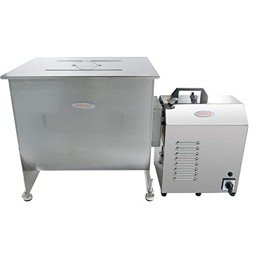 HAKKA BROTHERS Electric Meat Mixer 100-Pound Capacity Stainless Steel