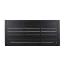 SRECELL Outdoor Rectangle Dining Table, Modern Aluminum Patio Table with Slat Top Design, 70 Inch Backyard Dining Furniture for Garden, Deck, Porch and Outdoor Entertaining