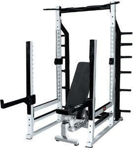 York Barbell STS Multi-Function Rack White