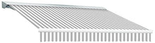 Awntech Retractable Awning Right Motor 20'W x 10'D x 10" H Gray/White