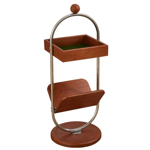 NRFJFOP Retro Solid Wood Edge A Few Nostalgic Bedding Small Table Family Balcony Leisure Tea