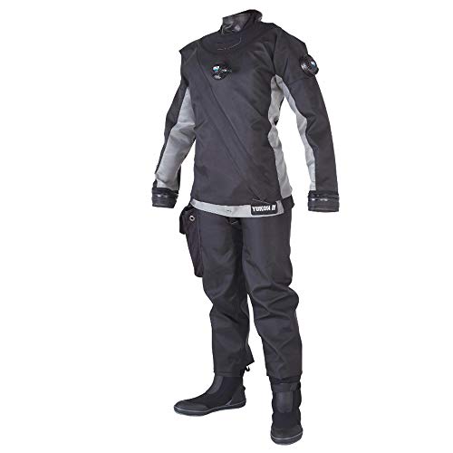 DUI Yukon II Men's Drysuit Scuba Diving Dry Suit Gray