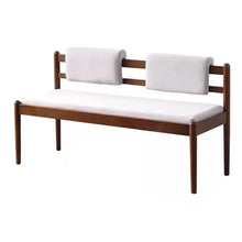 QUANGJN Dining Chair, Patio Bench with Cushion, Waiting Room Chairs, Double Sofa, for Your Balcony, Porch, Lawn, Dining Room,Brown-Small