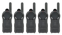 Motorola Solutions 5 Pack DLR1020 Two Way Radio Walkie Talkies Black