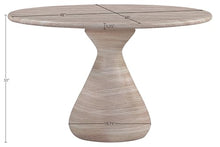 Meridian Furniture 77041Travertine-DT48 Sano Collection Art Deco Indoor/Outdoor Concrete Dining Table with Travertine Finish, Water-Transfer Finish, 48" W x 48" D x 30" H, Travertine