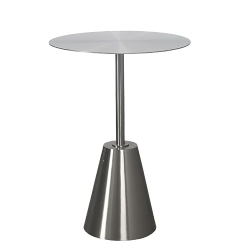 Chicken Couch End Table Tea Table Living Room Bedroom Tea Table Stainless Steel Round Table Creative Personality Mobile Side Table Corner Tables for Living Room(Large)