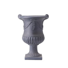 Merax 2 Set 24.8" Elegant MGO Flower Urn Planter, Black
