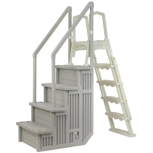 Cloud Grey w/Flip-Up Swimming Pool Ladder for Aqua Select