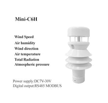 Aoleaby Anemometer, Mini-C6H Mini-C7H, Micro Weather Station for Highway Wind Speed and Rainfall Weather Stations(Mini-C6H)