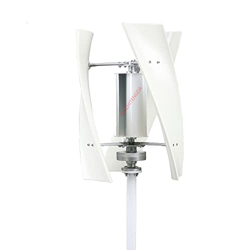HUIZHITENGDA 1000W 12V 24V 48V Portable Wind Power Turbine Generator Vertical Wind Turbine with Charge Controller for Outdoor Courtyard Use and Wind Turbine Systems,12v