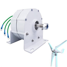 24V,9000W-12000W Vertical Axis Gearless Permanent Magnet Generator Turbine, Low Speed 12V-220V For Water Conservancy And Wind Power Household