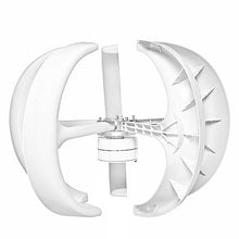 HUIZHITENGDA White Lanterns Wind Power Generators Kit, 12000W Wind Turbine 12V 24V 48V with MPPT Charger Controller Low Noise Wind Power Turbine,48v