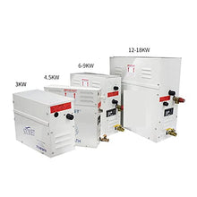 Sauna Steam Generator 3KW-18KW Steam Generator Sauna Steam Bath Machine for Home Sauna Room SPA Fumigation Machine with Digital Controller Sauna Accessories (Color : 9kw) (10.5kw)