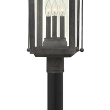 Hinkley Anchorage Large Outdoor Lantern - Aluminum, Clear Glass, Aged Zinc Finish