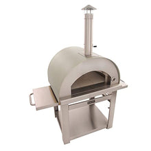 Outdoor Kucht Wood Fired Gas Pizza Oven in Stainless Steel