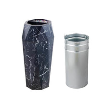 Hhaoran-9863 Ashtray Trash Can Ashtray Bucket Vertical Ashtray Trash Can Diamond-Shaped Elevator Entrance Lobby Hotel Trash Can Commercial Standing Ashtray Outdoor for Patio (Color : E-50L)