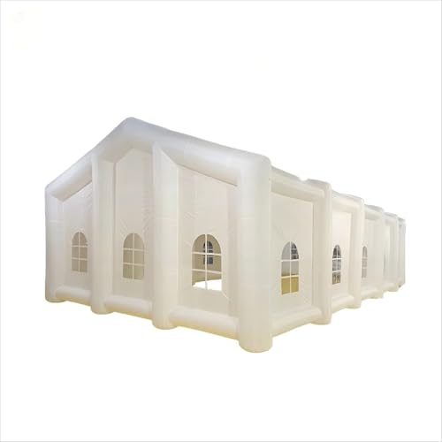 AIRMAT FACTORY Inflatable Wedding Tent Large White Outdoor Gazebo 49ftx29.5ftx20ft