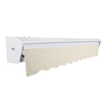 Awntech 18' Destin Right Motor (18' x 10') Retractable Patio Awning, Linen