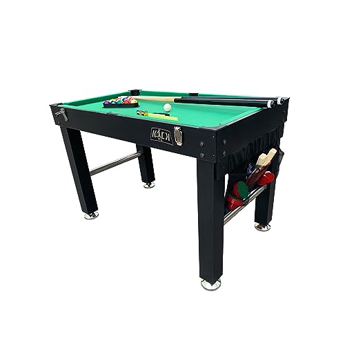 KICK Quad 48" 4-in-1 Multi Game Table Black