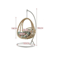 XJOYSL7921 Rattan Chair Hanging Chair Balcony Rocking Chair Light Luxury Indoor Swing Household Hanging Basket Modern Accent Chair for Living Room