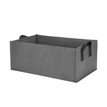 BBYYDS Felt Grow Bag Rectangle Planting Nursery Pot Outdoor Garden Flower with Handle Vegetable Containe