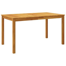 LKJephalotrope 5 Piece Patio Dining Set, Solid Acacia Wood Outdoor Table and Folding Chairs, Space Saving Wood Garden Furniture Set for Backyard and Deck, 55.1" x 31.5"