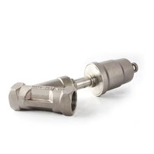 JDF100S0NC-V 1-1/4 1-1/2 2 2-1/2 3 Pneumatic Angle Seat Valve With 304 Full Body Stainless Steel Valve 1Pcs(SS304 050NC V 63 G2,Single Acting)