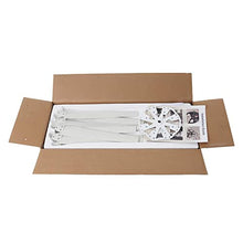 5000W No Noise Horizontal Wind Turbine Generator, 12V 24V 48V Portable Vertical Wind Power Turbine Generator Kit for Homeuse Residential,48v