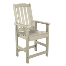 Highwood AD-ST7LH2CO5BA-WAE Lehigh 7pc Rectangular Counter Height Dining Set 84" x 42", Whitewash