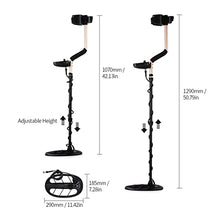 RJYYYDS Underground Metal Gold Detector Portable Gold Treasure Hunter Easy to Install Treasure for Detecting Gold Coin Treasure,Black-FS2 Earphone