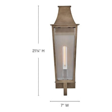 Hinkley Georgetown Medium Wall Mount Lantern, Burnished Bronze
