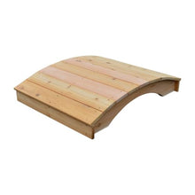 Keystone Amish Co. Cedar Plank Garden Bridge, 3' x 6', Unfinished