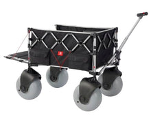 Dynacraft XL Wagon Beach Bundle, Collapsible Wagon With XL Wheels, Foldable Wagon for Camping, Rolling Cart for Beach, Wagons Carts Foldable with 200lb Weight Capacity, Folding Wagon Carts with Wheels