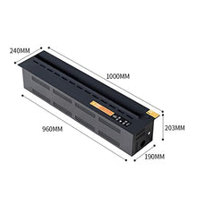 oaxroe Bedroom Fireplace Simulation Flame Electric Fireplace Insert Simulation 3D Flame Fake Fireplace Home Decoration Without Heat,steam Humidifier, Fireplace Heater(L 100cm)