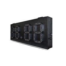 Interval Timer Outdoor Rain Proof Iron Box 8-inch Single Red LED Digital 88.88 LED Outdoor Gas Station Price Mark Gym Clock Timer (Color : 10 inch Indicator Size : 1) (6 Inch Temperature 1)