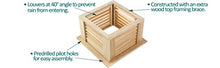 Good Directions Manchester Louvered Cupola with Pure Copper Roof, Cypress Wood, 54" x 72" Polished Copper