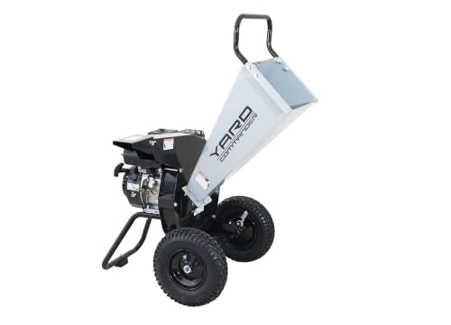 Yard Commander 3-Inch Wood Chipper Shredder, 212cc 6.5 HP OHV Engine, 20:1 Reduction Ratio, 2-Year Limited Warranty, Heat-Treated Steel Blades, 13-Inch Pneumatic Tires