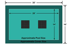 14' x 28' Rectangle Ultra-Loc III Solid with Drain Panels In-Ground Pool Safety Cover