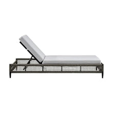 Armen Living Felicia Outdoor Chaise Lounge Standard Black