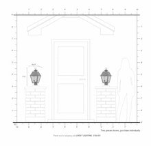 Livex Lighting 2166-01 2-Light Outdoor Post Lantern, Antique Brass