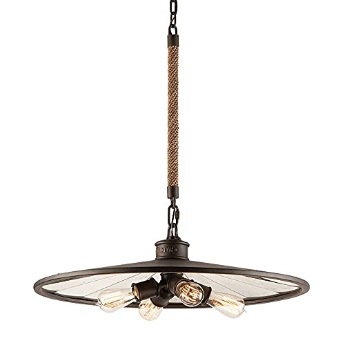 Troy Lighting Brooklyn 4-Light Pendant Brooklyn Bronze